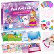 Urmywo Fun Foil Art Craft Supplies Kits Princess Arts And Crafts For Kids Ages 48 No Mess Diy Creative Activity Sticker and Coloring Travel Toys Gifts For 4 5 6 7 8 9 10 Year Old Girls Boys