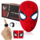 Shampoer Spider Superhero Dynamic Mask Remote Led Light and Moving Mech Eyes For Immersive Hero Experience Nice Choice For Superhero Fans