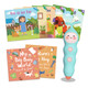 Qutz Talking Pen Book Set Learn To Read Sound Learning Toys With 8 Tap To Read 600+ Words and Fun Facts 6 Phonics Story 700+ Games Educational Toy For Kids 3+ Cardboard Version