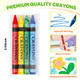 UranusandNo1 Crayons Bulk Individual Packs 50 Sets Of 4 Colors Bulk Crayons 4 Pack Mini Crayons For Kids Party Favors Small Crayon Packs For Restaurants Birthday Party Travel School Supplies 200 Count