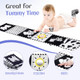 Starrykids Black And White Sensory Toys For Babies Montessori Toys For Babies High Contrast Baby Toys For Toddlers Kids Early Learning Newborn Brain Development Toys Baby Gifts