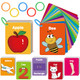 Torlam Toddler Flash Cards Baby Cognitive Flashcards For Kids Learning Alphabet Numbers Shapes and Colors Animals First Words Body Parts Foods Preschool Kindergarten Activities Educational Toys
