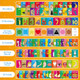 Torlam Toddler Flash Cards Baby Cognitive Flashcards For Kids Learning Alphabet Numbers Shapes and Colors Animals First Words Body Parts Foods Preschool Kindergarten Activities Educational Toys