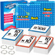 Torlam Math Board Multiplication Game Board 12X12 Math Manipulatives Game Board Multiplication Division Addition Subtraction Games Toys For Kids 1St 2Nd 3Rd 4Th 5Th 6Th Grade