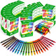 UranusandNo1 Crayons Bulk 24 Count 48 Individual Boxes Of 24 Assorted Colors For Kids 48 Classroom Crayons For Preschool Kindergarten and Toddlers Non Toxic Back To School Supplies Stocking Stuffers Party Favors