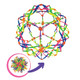 The Orb Factory Orb Curiosities Jumbo ExpandABall More Than Doubles In Size From 6 To 14 Expandable Sensory and Fidget Sphere And Breathing Ball Toy Great For Breathing Exercises And Play For Kids And Adults