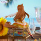 Thunder Tech Spice And Wolf Noodle Stopper Figure Holo Sunflower Dress VerJapanese Anime Character