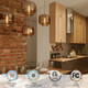 Torchstar Led Vintage Spiral Filament Bulb T10 45W 717Inch Long Tubular Edison Light Bulbs E26 Base Dimmable T10 Filament Bulb For Wall Lamp Amber 2000K Soft Warm Etl/Fcc Pack Of 4