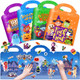 UranusandNo1 4 Sets Halloween Reusable Sticker For Toddlers 13 Activities Crafts For Kids 24 Removable Jelly Stickers For Girls Boys 35 Travel Toys Holiday Gifts Halloween Basket Stuffers