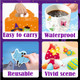 UranusandNo1 4 Sets Halloween Reusable Sticker For Toddlers 13 Activities Crafts For Kids 24 Removable Jelly Stickers For Girls Boys 35 Travel Toys Holiday Gifts Halloween Basket Stuffers