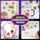 UranusandNo1 4 Sets Halloween Reusable Sticker For Toddlers 13 Activities Crafts For Kids 24 Removable Jelly Stickers For Girls Boys 35 Travel Toys Holiday Gifts Halloween Basket Stuffers