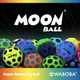 Waboba The Original Moon Ball 2 Pack Super Bouncy Wall Balls For Kids And Teens Outdoor Sports Toy Yellow and Cobalt