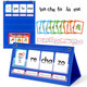 Torlam Spanish Learning Word Building Pocket Chart For Kids Spanish Vocabulary Games Toddler Flash Cards Sight Words Flashcards Languages Spelling Reading Phonics Games For Kindergarten Preschool