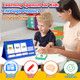 Torlam Spanish Learning Word Building Pocket Chart For Kids Spanish Vocabulary Games Toddler Flash Cards Sight Words Flashcards Languages Spelling Reading Phonics Games For Kindergarten Preschool