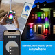 Torchstar Gu10 Wifi Smart Spotlight Bulbs 2000K5000K Rgb Led Color Changing Light Compatible With Alexa Google Home and Smart Life 5W 40W Equivalent Dimmable No Hub Required