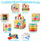 Bravmate Wooden Activity Cube 8In1 Wooden Montessori Learning Toys For 18 M+ Toddlers One Year Old First Birthday Baby Toy Set With Bonus Sorting and Stacking Board