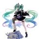 Thunder Tech Hatsune Miku Series Figurizm Hatsune Miku Punk Collectible Statue Figure