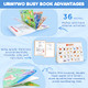 Urmywo Montessori Preschool Busy Book For Toddlers Ages 35 Preschool Learning Activities With Tracing Matching and Coloring Travel Activity Learning Book For Car Rides And Quiet Time