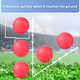 Civaner 2 Pack 5 Inch Dodgeball Balls Red and Blue Playground Dodgeballs Small Playground Ball For Kids Teens Adults Pvc Gym Sports Ball For Outdoor Yoga Four Square Pe Games Recess Exercise Play