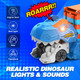 Terramus Dinosaur Transport Truck Toy For Kids 3 In 1 Ejection Folding Track Toys W/Sound 8 Race Cars Portable Vehicles Set Best For Boys Girls 3 4 5 6 Years Old Possesses Invention Patents