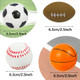 Urspasol Mini Sports Balls 25 Inch For Kids Small Foam Balls For Toddlers With Soccer Ball Basketballs Footballs Baseballs Foam Stress Balls Party Favor Outdoor Play Toy 12 Mix Balls