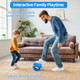 Uniqus 2Pcs Magic Bouncing Ball Magic Meta Ball ChildrenS Magic Balls Dual Form Flying Saucer ParentChild Interaction With 3 Light Suitable For Indoor and Outdoor Play Green And Blue