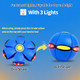 Uniqus 2Pcs Magic Bouncing Ball Magic Meta Ball ChildrenS Magic Balls Dual Form Flying Saucer ParentChild Interaction With 3 Light Suitable For Indoor and Outdoor Play Green And Blue