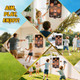 Terramus Axe Throwing Target Game Set Electronic Scoring Throwing Game Toys Gifts For Kids Age Of 310+ Years Old Boys and Girls Backyard Indoor and Outdoor Yard Carnival Sport Party Play Game