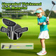 Clemas Upgraded Kids Toy Golf Set With Dinosaur Automatic Golf Returner Led Light Up Night Golf Balls 3 Clubs Putting Mat 38 Toddler Mini Golf Games Indoor Outdoor Sports Toys For Boys Girls 3+