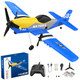 Toileum Rc Plane Drone 3 Channel Rc Remote Control Airplane 24Ghz With 2 Batteries 6Axis Gyro Stabilizer Foam Airplanes Toy Planes For Kids Boys Adults Easy Flying For Beginner