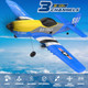 Toileum Rc Plane Drone 3 Channel Rc Remote Control Airplane 24Ghz With 2 Batteries 6Axis Gyro Stabilizer Foam Airplanes Toy Planes For Kids Boys Adults Easy Flying For Beginner