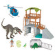 Terra By Battat TRex Transport Toy Truck With Realistic Dinosaur Figure Lights and Sounds Movable Parts For Imaginative Kids Play Adventure Vehicle 3+ Years