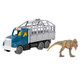 Terra By Battat TRex Transport Toy Truck With Realistic Dinosaur Figure Lights and Sounds Movable Parts For Imaginative Kids Play Adventure Vehicle 3+ Years