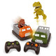 Terra By Battat Remote Control Bumper Cars Set Of 2 Dinosaur Duel Rivals Ejecting Rc Cars With 2 Player Battle and 1 Player Auto Mode Exciting Racing Action Toy For Toddlers and 3+ Years