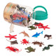 Terra By Battat 60 Pieces Sea Animals In Tube Realistic Mini Sea Animal Toys Sharks Dolphins Penguins Turtles Crabs and Starfish For Toddlers and 3+ Years
