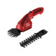 Sun Joe HJ604C-RED 7.2V Cordless 2-in-1 Grass Shear, Hedge Trimmer, Red