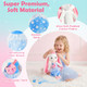 Urmywo Ballerina Doll Stuffed Animals Girl Toys Age 38 Bunny Stuffed Animal Ballet Dress Up Doll Kids Pretend Play With 4 Set Clothes Cape Plush Bag 3 4 5 6 7 8 Year Old Girl Gifts Dance Recital Gifts