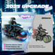 Tecnock Rc Motorcycle Remote Control Motorcycle With Led Lights Rc Car Dirt Bike Toy 360 Spins And Flips Rechargeable Batteries For Boys Ages 57 812