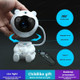 HLKZine Astronaut Guitar Starry Projection Lamp Romantic Atmosphere Night Light Home Bedroom Decor Gift for Kids Couples