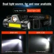 ZHIYU Rechargeable COB LED Headlamp Strong Magnetic Powerful Headlight Super Bright Waterproof Head Torch For Outdoor Fishing - with bag