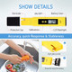 LABICO 2pcs TDS PH Meter Digital Water Tester 0.01ph High Accuracy PH Meter 0-9990ppm Temperature TEMP PPM Tester