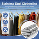 YOUNEEDFUL 1/5 Outdoor Clothesline,Heavy Galvanized Steel Cable 16ft