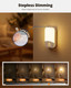 wowatt Rechargeable Night Light Motion Sensor, Magnetic Battery Night Light 2 Packs 3000K/4500K/6500K LED Motion Sensor Nightlight for Travel, Bathroom, Stairs, Cruise, Hallway