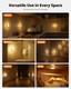 wowatt Rechargeable Night Light Motion Sensor, Magnetic Battery Night Light 2 Packs 3000K/4500K/6500K LED Motion Sensor Nightlight for Travel, Bathroom, Stairs, Cruise, Hallway