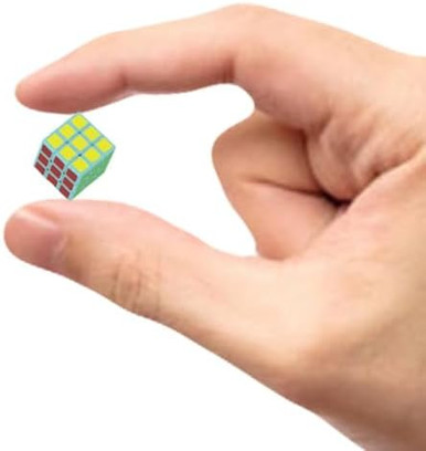 Smaller Cube Grekelyrun Mini Speed Cube - Smallest 3X3 Cube Pocket Size 1Cm/0 ...