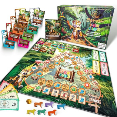 Be For Kids – Fun Money & Financial Literacy Board Game Teach Kids ...