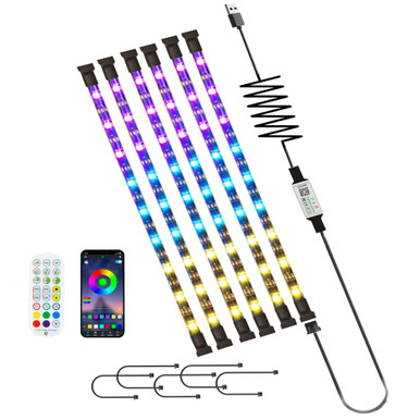 Led Timer Strip Wuyxpg Led Strip Lights 6Pre-Cut 1Ft/6Ft Led Light Strip Dimmable Rgb ...