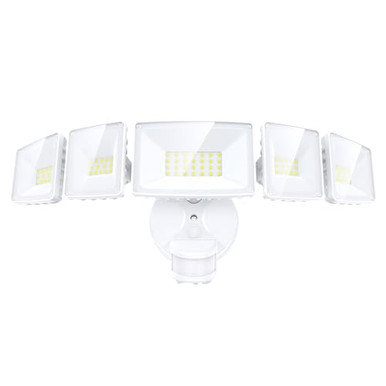 Onforu 5 Heads 55W Led Security Lights Motion Sensor Outdoor 360° Wide ...