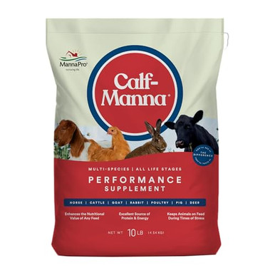 Manna Rabbit Manna Pro Calf-Manna Multi-Species Performance Supplement For Livestock ...