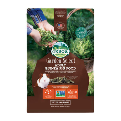 Oxbow Garden Select Young Guinea Pig Food Alfalfa & Timothy Hay Guinea ...